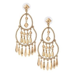 Stella & Dot Gold Earrings